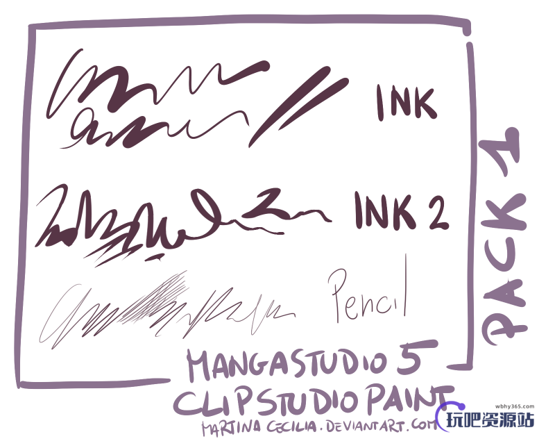 品质cg插图画笔sut笔刷CLIP STUDIO PAINT 画笔下载