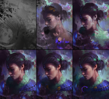 一组优秀的插画笔触PS笔刷素材免费下载 Part 2-玩吧资源站