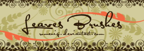 小清新植物印花花纹图案PS笔刷素材-玩吧资源站