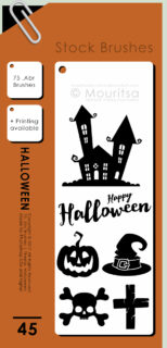 卡通圣诞节装扮、童趣装饰PS笔刷-玩吧资源站