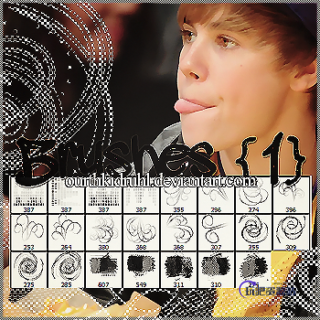 凌乱背景涂鸦线条纹理PS笔刷-玩吧资源站