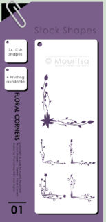 植物花纹边角图案photoshop自定义形状素材 .csh 下载-玩吧资源站