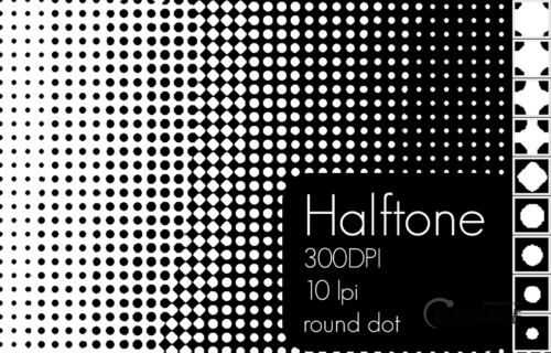 渐变圆点背景纹理Photoshop填充图案文件底纹素材 .pat 下载-玩吧资源站