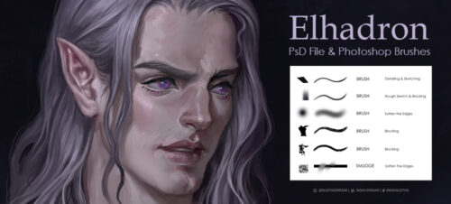 高级CG艺术创作PS笔刷素材免费下载-玩吧资源站