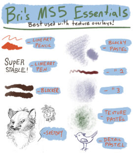 插画、插图笔刷clip studio paint 绘画软件笔刷素材（非PS笔刷，CSP画笔）-玩吧资源站