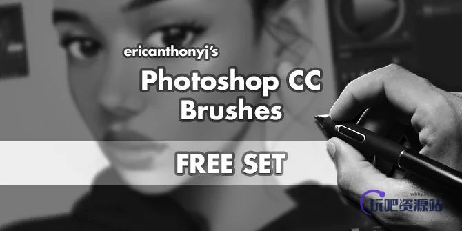 免费Photoshop CC插画艺术创作笔刷下载