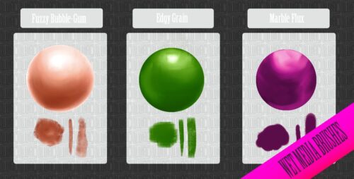 仿真水彩纹理笔触PS笔刷素材（.tpl格式文件）-玩吧资源站