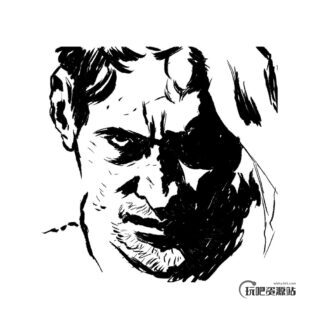 弗兰克的墨水笔触PS笔刷素材-玩吧资源站