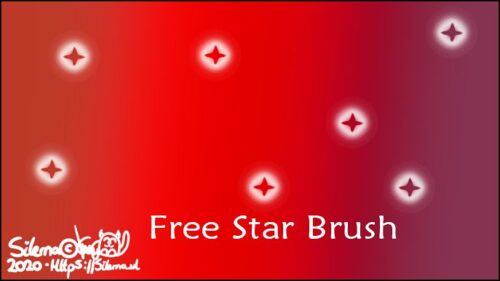 亮闪闪星星符号PS笔刷素材-玩吧资源站