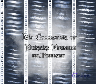 超级CG绘画、插图画笔PS笔刷素材-玩吧资源站