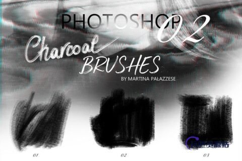 铅笔、碳素笔纹理PS笔刷素材-玩吧资源站