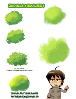 数字艺术插画、插图sut笔刷CLIP STUDIO PAINT 画笔下载-玩吧资源站