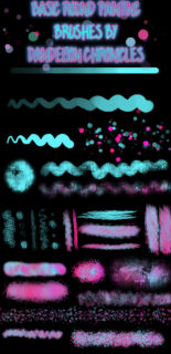 彩色创意星星、光影、柔和等效果PS笔刷-玩吧资源站