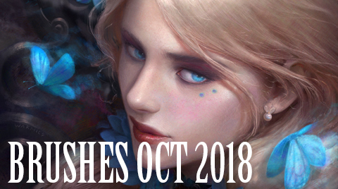Photoshop插画、插图艺术创作PS笔刷
