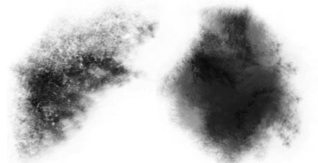 免费星云、棉花纹理效果PS笔刷素材