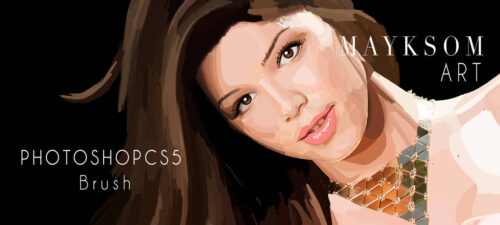 梅克森的插画绘画笔触PS笔刷-玩吧资源站