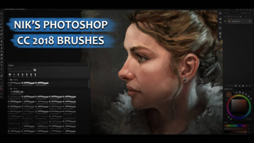 尼克的插图画笔PS笔刷-玩吧资源站