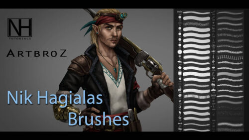 尼克的高级CG画笔PS笔刷-玩吧资源站