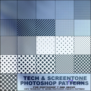 斑点纹理、扫描线条背景Photoshop背景填充素材-玩吧资源站