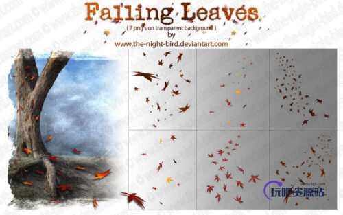 PS笔刷素材(PNG图片格式)-玩吧资源站