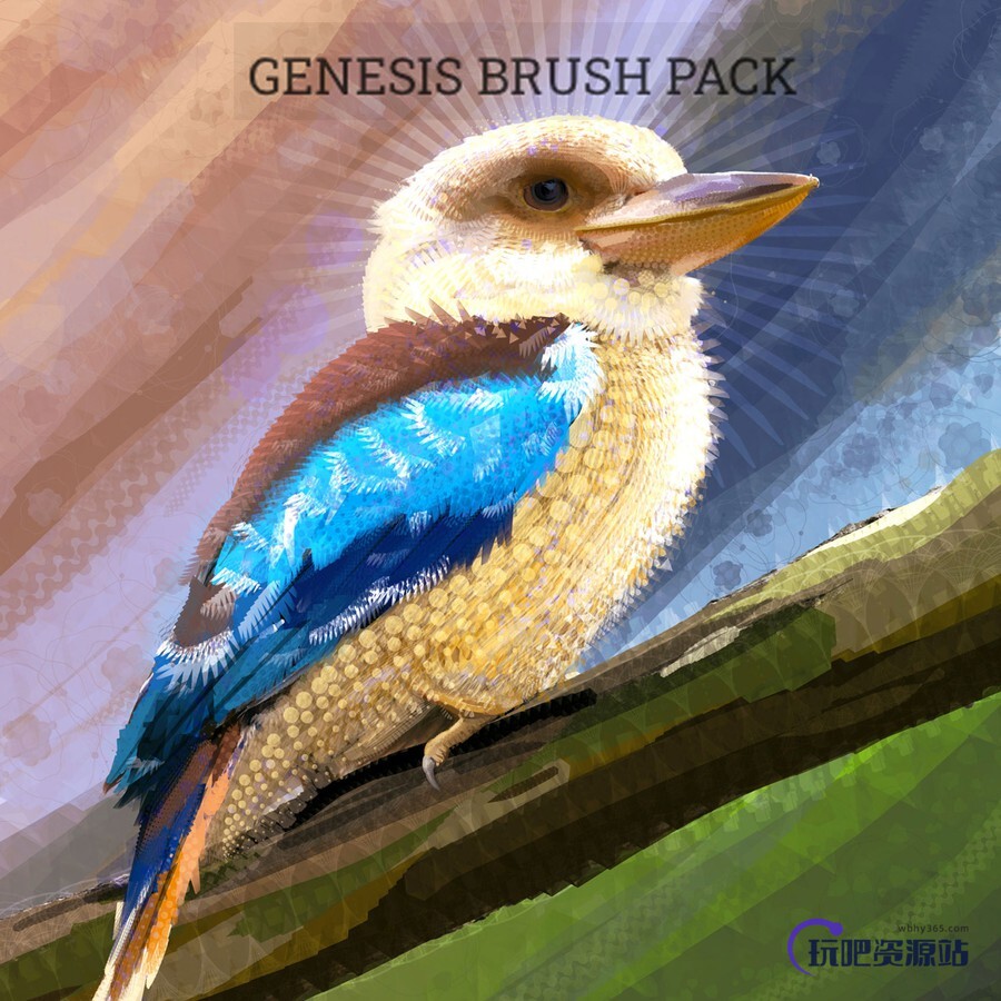 高级cg插画PS笔刷