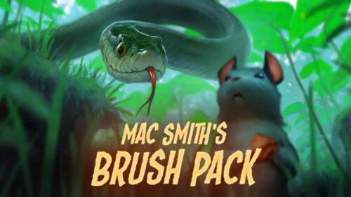 高级Photoshop插画笔刷套装免费下载-玩吧资源站