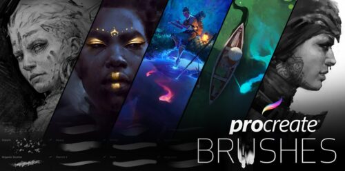 数字艺术插画创作Photoshop笔刷素材下载-玩吧资源站