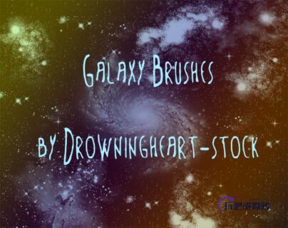 浩瀚宇宙星系Photoshop太空背景笔刷下载免费下载-玩吧资源站