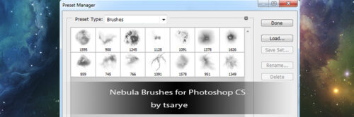 梦幻银河系、璀璨星空、星辰大海背景PS笔刷素材-玩吧资源站
