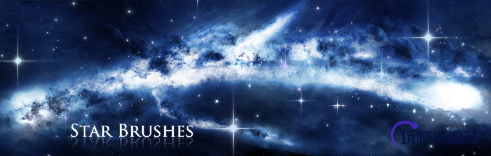 梦幻神秘的星空、浩瀚广袤的宇宙深空PS宇宙背景笔刷