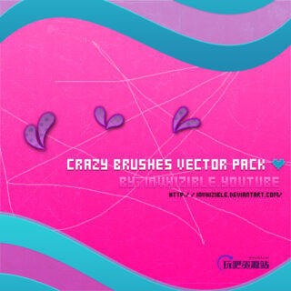 花瓣形装饰图案PS笔刷下载-玩吧资源站