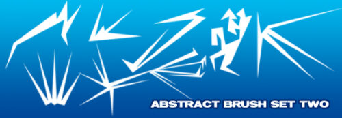 手绘闪电、爆炸等效果图形PS笔刷下载-玩吧资源站