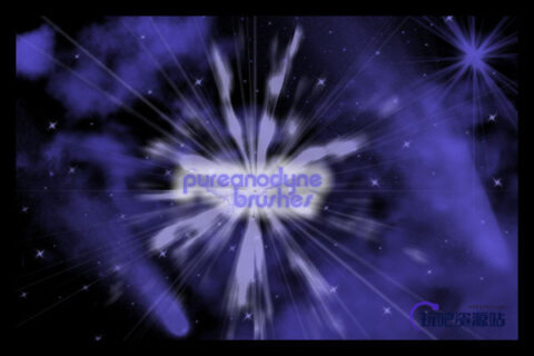 恒星、彗星、星云效果PS宇宙笔刷-玩吧资源站