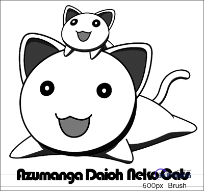 可爱猫咪图案PS笔刷素材