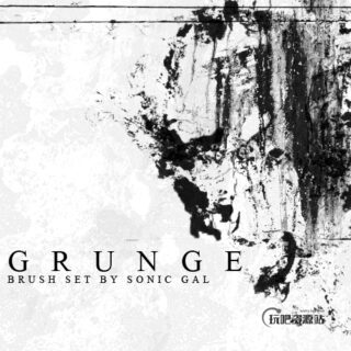 污渍、油污、垃圾痕迹PS背景笔刷-玩吧资源站