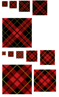 红色格子布纹理Photoshop填充图案文件底纹素材 .pat 下载-玩吧资源站