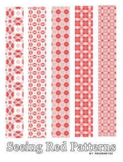 复古万花筒式花纹图案PS背景填充素材-玩吧资源站