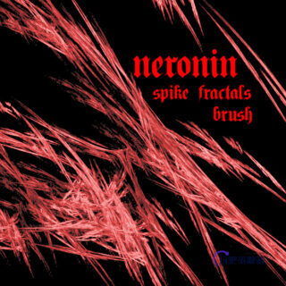 分形条纹素材纹理PS笔刷下载-玩吧资源站