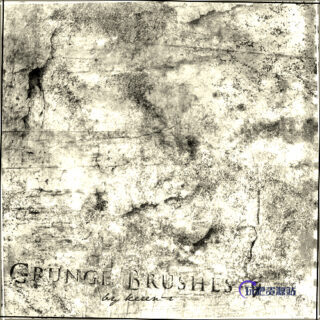 高清破旧墙壁纹理效果Photoshop材质笔刷-玩吧资源站