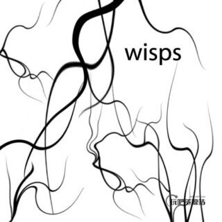 弯曲的树杈式线条图案PS笔刷素材-玩吧资源站