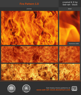 高清火海、火焰燃烧效果PS填充素材文件下载-玩吧资源站