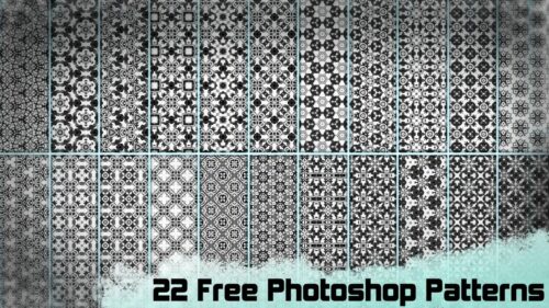 22种经典复古印花图案Photoshop填充图案底纹素材 Patterns 下载-玩吧资源站