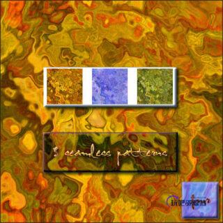 3种混沌琉璃背景图案Photoshop填充图案底纹素材 Patterns 下载-玩吧资源站