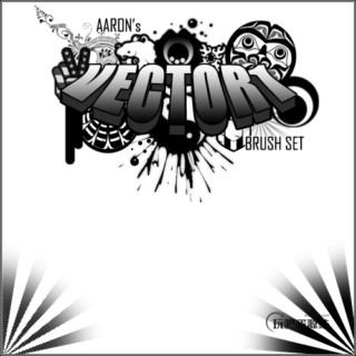 非主流涂鸦装饰图案PS美图笔刷素材-玩吧资源站