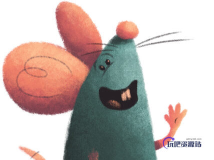 粉笔、蜡笔类笔触效果Photoshop笔刷下载-玩吧资源站