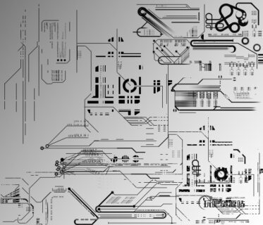 机械科技元素图案PS笔刷素材下载-玩吧资源站