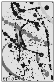油漆、水墨挥洒喷溅纹理PS笔刷-玩吧资源站
