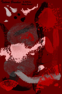 油漆、水墨痕迹效果PS笔刷素材免费下载-玩吧资源站