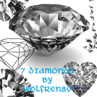 7种钻石图像Photoshop笔刷下载-玩吧资源站