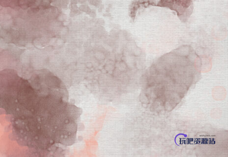 颜色颜料涂抹效果的Photoshop笔刷下载-玩吧资源站